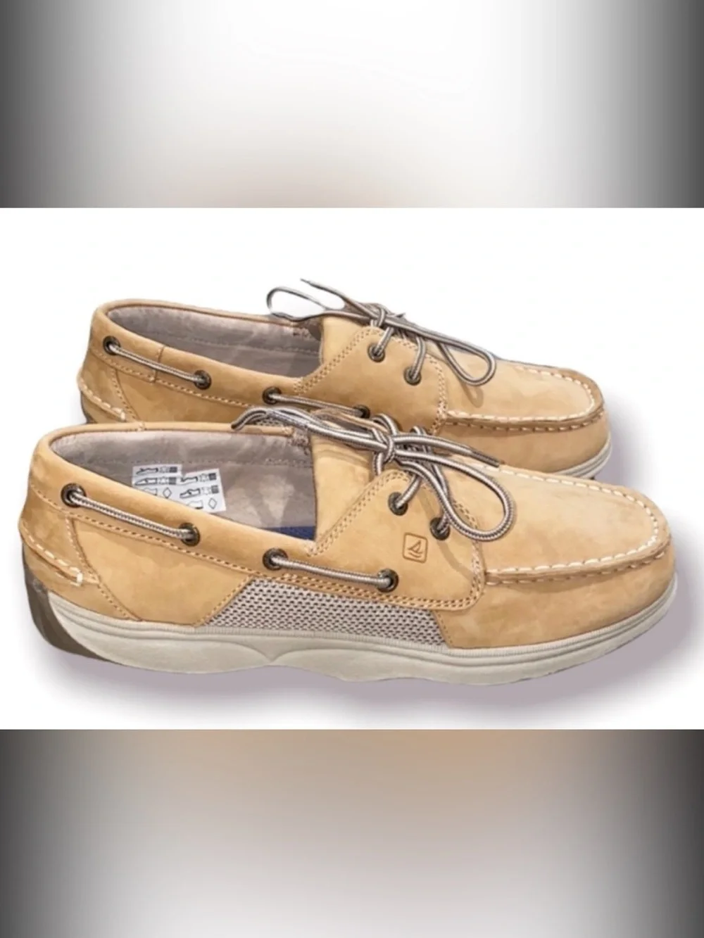 Authentic Sperry Top Sider men's designer leather boat shoes sz 7